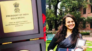 IAS Topper Tina Dabi Wins President of India Gold Medal After 2-Year Training at LBSNAA