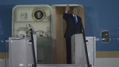 Donald Trump Kim Jong- un Meeting: US President Arrives in Singapore for the Historic Meet