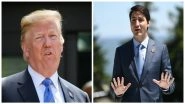 US President Donald Trump Calls Canadian PM 'Dishonest and Weak', Refuses to Sign G7 Statement