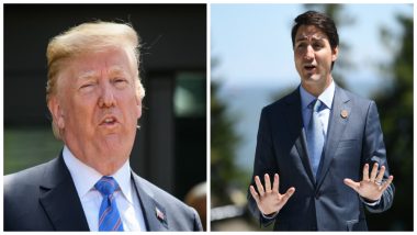 US President Donald Trump Calls Canadian PM 'Dishonest and Weak', Refuses to Sign G7 Statement
