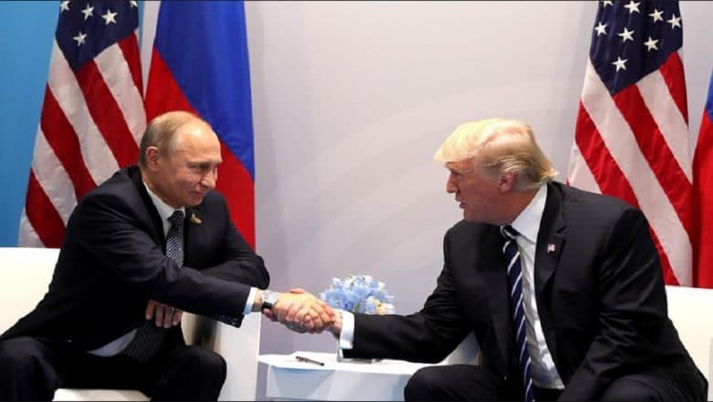 Trump Jokes With Vladimir Putin on Russia's 'Meddling' in US Elections; Watch Video