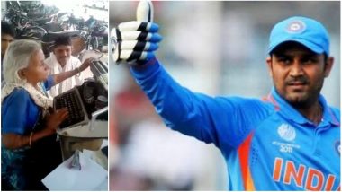 Virender Sehwag Shares 'Superwoman' Video on Twitter: Old Lady Seen Using Typewriter in Superfast Speed!