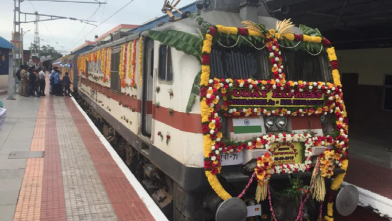 UDAY Express Becomes First Train to Have Food Vending Machine: Wi-Fi, GPS-based System and More, Watch Video