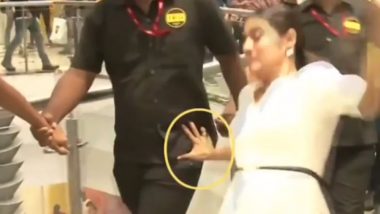 Kajol Slips and Falls in a Shopping Mall in Mumbai! Watch Shocking Viral Video