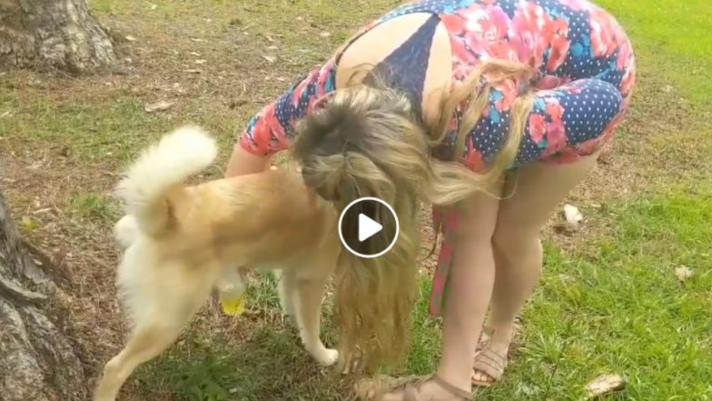 Woman Drinks Her Dog’s Urine; Claims That It Cleared Her Acne (Watch Video)