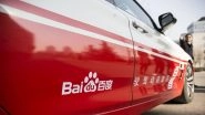 Baidu Tests Two Driverless Cars in China