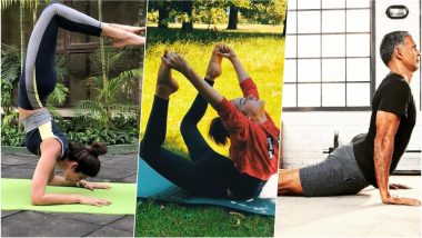 International Day of Yoga 2018 Video & Pictures: From Kangana Ranaut, Shilpa Shetty to Anupam Kher, These Celebs Urge Fans to Stay Fit