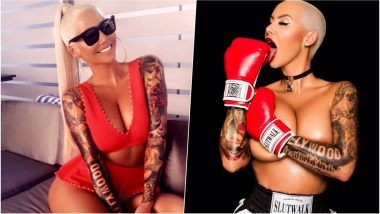 Amber Rose Poses Topless In a Sexy Boxer Pic: Promotes Her 4th Annual SlutWalk 2018 Movement