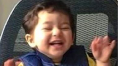 Taimur Ali Khan Can’t Stop Giggling and We Can’t Stop Gushing Over Him! – See Pics