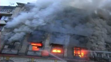 Mumbai: Massive Fire in Patel Chambers Located in Fort Area, 2 Firefighters Injured