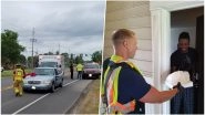 Firefighters Turns Pizza Delivery Boys! After Saving the Biker, New York Firemen Completes the Order