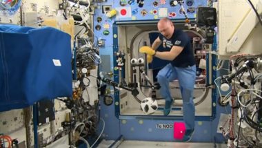 2018 FIFA World Cup: Russian Astronauts Play Football With Official Ball in Space, Watch Video