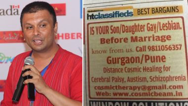 Ad to Cure Gays & Lesbians in a Prominent Newspaper: LGBTQ Activist Harrish Iyer Makes the Publication Apologise!