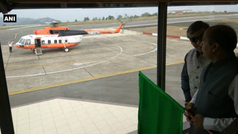 Shimla-Chandigarh Heli Taxi Service Flagged Off by Himachal Pradesh CM Jairam Thakur: Know Ticket Price, Travel Time And More