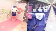 Hello Kitty Bullet Train Debuts in Japan, View Pics of The Pink Shinkasen