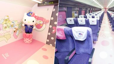 Hello Kitty Bullet Train Debuts in Japan, View Pics of The Pink Shinkasen