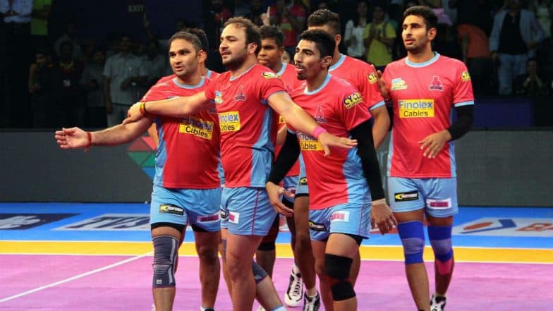 Jaipur Pink Panthers vs Bengal Warriors PKL 2019 Match Free Live Streaming and Telecast Details: Watch JAI vs BEN, VIVO Pro Kabaddi League Season 7 Clash Online on Hotstar and Star Sports Jaipur Pink Panthers vs Bengal Warriors PKL 2019 Match Free Live Streaming and Telecast Details: Watch JAI vs BEN, VIVO Pro Kabaddi League Season 7 Clash Online on Hotstar and Star Sports