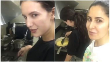 'Katrina Didi Only Wants Cheese' Says Isabelle Kaif While Making her an Omelette - Watch Video