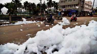 Bellandur Lake Froths 10-ft High Toxic Foams, Bengaluru Residents Fume at JD(S)-Congress Govt