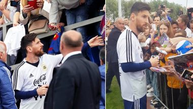 2018 FIFA World Cup Pics: Argentina’s Lionel Messi & Co Meet Fans in Russia