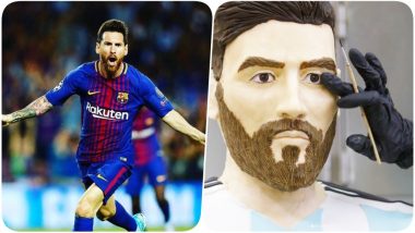 Lionel Messi Birthday Special: Fan Make Life-Size Chocolate Figure to Celebrate as Barcelona Forward turns 31