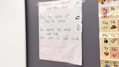 Lockdown Drill Nursery Rhyme For Kindergarten Shows Sad Reality of Gun Violence in America