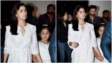 Not Ranbir Kapoor, Alia Bhatt Holds Hands With His Niece Samara After Dinner Date - View Pics