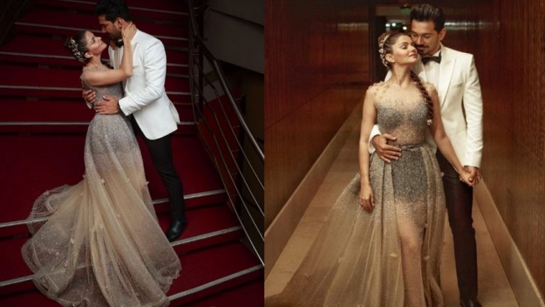 Rubina Dilaik and Abhinav Shukla Look Picture Perfect at Their Wedding Reception – View Pics