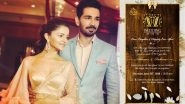 Rubina Dilaik &ndash; Abhinav Shukla&rsquo;s Wedding Reception Invite Is Out and It Is Gorgeous &ndash; View Pic