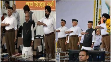 RSS Condemns Photoshopped Image of Pranab Mukherjee Doing Sangh Style Salute, Says 'Frustrated Forces' Did it