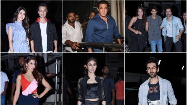 Race 3: Varun Dhawan, Sonakshi Sinha, Mouni Roy, Aayush Sharma Attend The Special Screening of Salman Khan's Film - View Pics