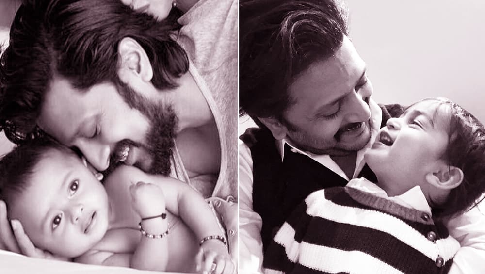 Ritesh frequently expresses his love for his children on social media with long, warm-hearted posts. Ritesh frequently expresses his love for his children on social media with long, warm-hearted posts.