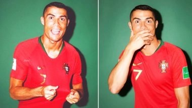 2018 FIFA World Cup Diaries: Portugal’s Cristiano Ronaldo Pulls Off Playful Expressions for the Team Photoshoot