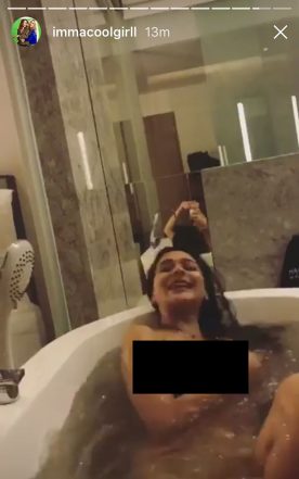 276px x 441px - Sara Khan Gets NAKED in a Bathtub; Deletes Video on Instagram Later - See  Pic | ðŸ“º LatestLY