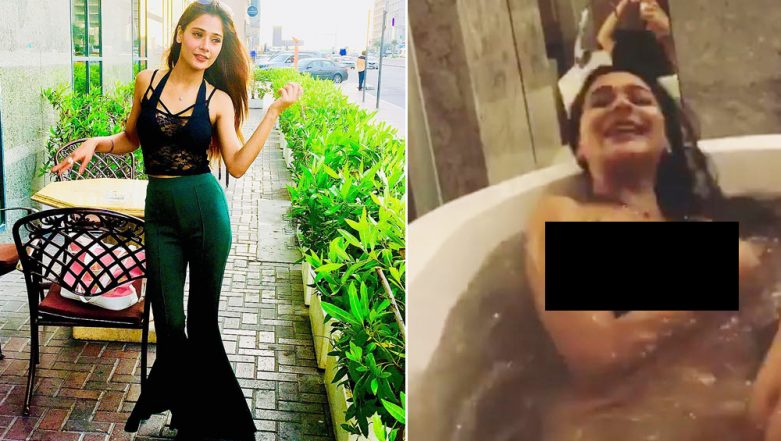 Sara Khan Nude Porn - Sara Khan Gets NAKED in a Bathtub; Deletes Video on Instagram Later - See  Pic | ðŸ“º LatestLY