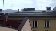 Raunchy Couple Risks Their Lives and Has Sex Atop a Four-Storey Building in Ukraine, Watch Video!