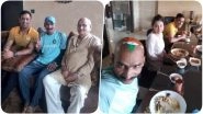 Pics: MS Dhoni Hosts Lunch for Indian Cricket Fan Sudhir Gautam