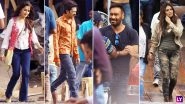 [PICS] Madhuri Dixit, Ajay Devgn, Ritiesh Deshmukh, Mahesh Manjrekar and Esha Gupta Spotted on the Sets of Total Dhamaal
