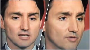 Justin Trudeau’s Eyebrow Apparently Came Off at a Conference And Became a Twitter Conspiracy, Know What's The Truth! Watch Video