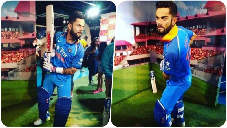 Image result for Madame Tussauds unveils wax statue of Virat Kohli