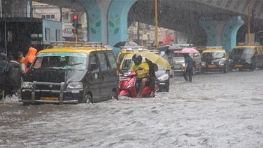 Mumbai Rains Pics And Videos: Parts of City Flooded Amid Intense Rainfall, Netizens Share Visuals of Waterlogging