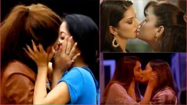 Bigg Boss' Janani Iyer and Aishwarya Dutta Liplock to Sunny Leone and  Sandhya Mridul's Hot Kiss, These On Screen All-Female Romance Raised  Eyebrows! (See Pictures) | ðŸŽ¥ LatestLY