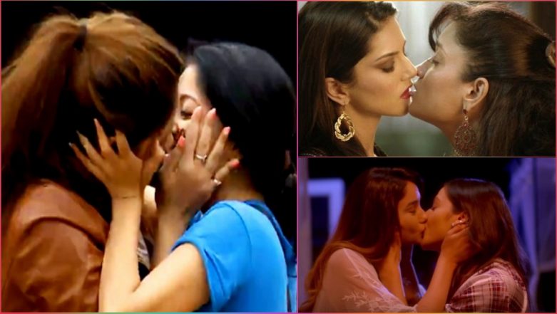Leena Jumani Xxx - Bigg Boss' Janani Iyer and Aishwarya Dutta Liplock to Sunny Leone and  Sandhya Mridul's Hot Kiss, These On Screen All-Female Romance Raised  Eyebrows! (See Pictures) | ðŸŽ¥ LatestLY