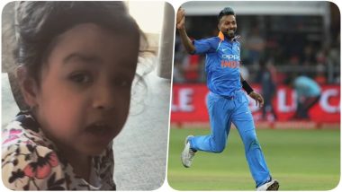 India Tours UK Video Diaries: MS Dhoni’s Daughter Ziva Cheers For Hardik Pandya