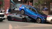 Watch Video: Lamborghini Huracan Spyder Takes Honda Civic for a Ride &ndash; Literally