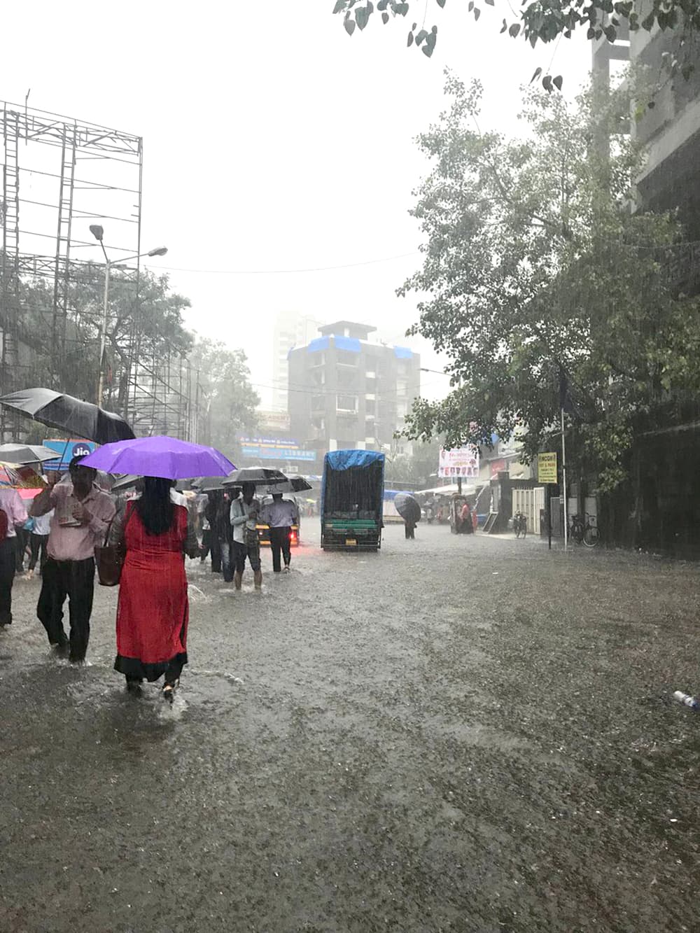 Commuters of local trains face major issues during the monsoon in Mumbai. Commuters of local trains face major issues during the monsoon in Mumbai.