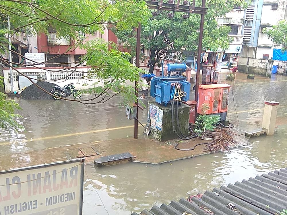 Water-logging leads to many problems like traffic jams and disputed train services. Water-logging leads to many problems like traffic jams and disputed train services.