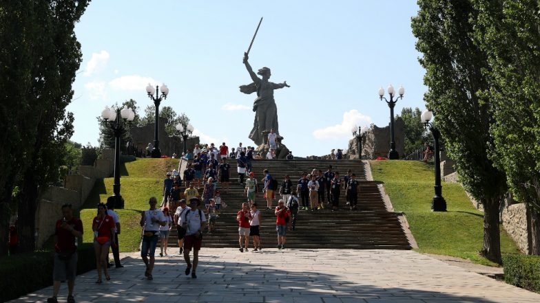 Volgograd Stadium Damaged by Landslide After 2018 FIFA World Cup Final Match Between France and Croatia