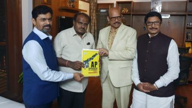 Andhra Pradesh Special Status Row: TDP Lawmakers Meet HD Kumaraswamy, Seek Support in 'Fight Against Centre'