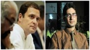 Rahul Gandhi Writes to Shah Faesal, Expresses Solidarity With the IAS Officer